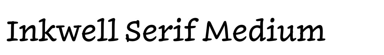 Inkwell Serif Medium